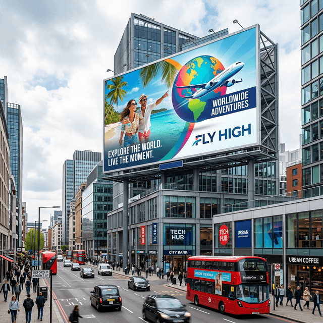 Large format digital print